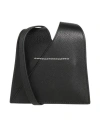 Mm6 Maison Margiela Woman Cross-body Bag Black Size - Cow Leather