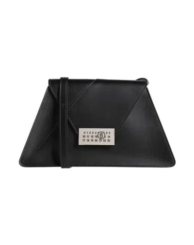 Mm6 Maison Margiela Woman Cross-body Bag Black Size - Leather