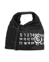 Mm6 Maison Margiela Woman Cross-body Bag Black Size - Textile Fibers, Leather