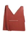 Mm6 Maison Margiela Woman Cross-body Bag Brown Size - Cow Leather, Polyurethane, Polyester, Viscose