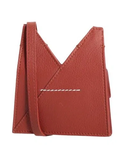 Mm6 Maison Margiela Woman Cross-body Bag Brown Size - Cow Leather, Polyurethane, Polyester, Viscose In Brown