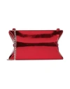 Mm6 Maison Margiela Woman Cross-body Bag Red Size - Cow Leather, Iron In Red