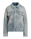 Mm6 Maison Margiela Light Blue Cotton Denim Jacket In Blue