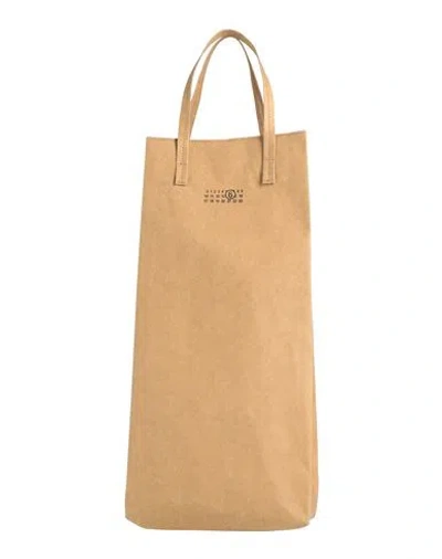 Mm6 Maison Margiela Woman Handbag Beige Size - Cellulose