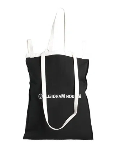 Mm6 Maison Margiela Woman Handbag Black Size - Cotton