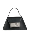 Mm6 Maison Margiela Woman Handbag Black Size - Cow Leather In Black