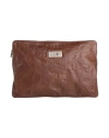 Mm6 Maison Margiela Woman Handbag Brown Size - Cow Leather In Brown