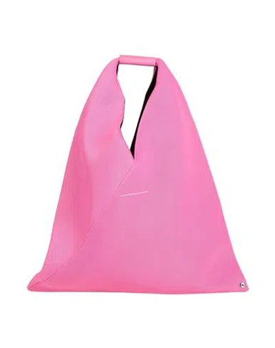 Mm6 Maison Margiela Woman Handbag Fuchsia Size - Textile Fibers In Pink