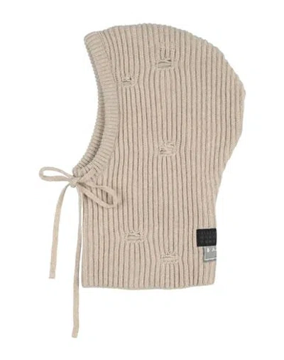 Mm6 Maison Margiela Woman Hat Beige Size Onesize Wool, Polyamide In Neutral