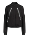 Mm6 Maison Margiela Woman Jacket Black Size 6 Cotton In Black