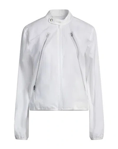 Mm6 Maison Margiela Woman Jacket White Size 6 Cotton