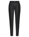 Mm6 Maison Margiela Woman Denim Pants Black Size 36 Cotton In Black