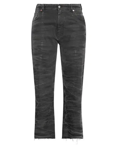 Mm6 Maison Margiela Woman Jeans Black Size 27 Cotton, Elastane