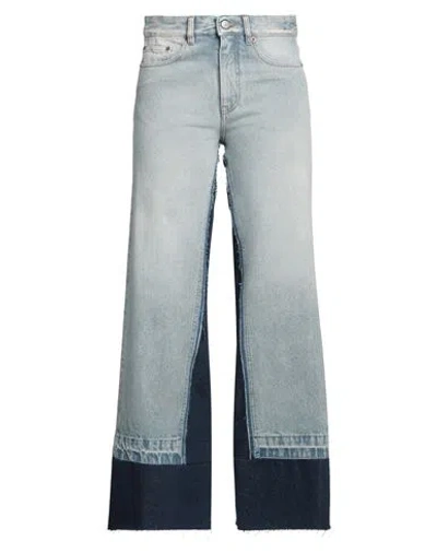 Mm6 Maison Margiela Woman Jeans Blue Size 28 Cotton