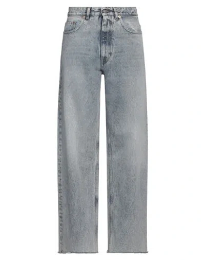 Mm6 Maison Margiela Woman Jeans Blue Size 32 Cotton