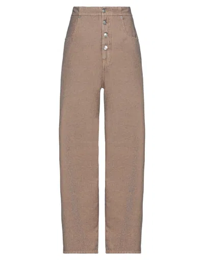 Mm6 Maison Margiela Jeans In Beige