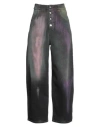 Mm6 Maison Margiela Woman Jeans Grey Size 30 Cotton In Gray
