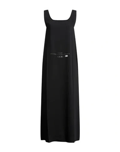 Mm6 Maison Margiela Woman Maxi Dress Black Size 6 Polyester