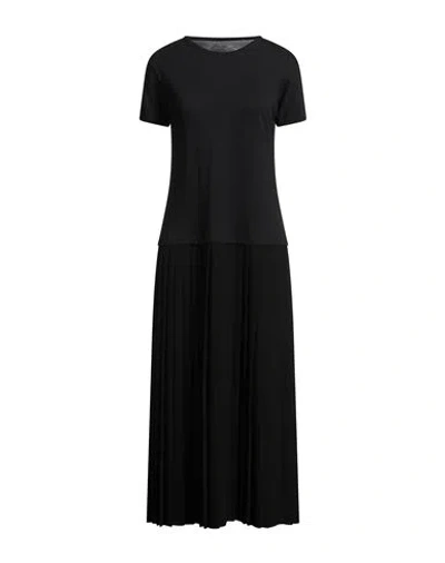 Mm6 Maison Margiela Woman Maxi Dress Black Size L Cotton