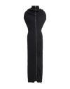 Mm6 Maison Margiela Woman Maxi Dress Black Size S Cotton, Wool In Black