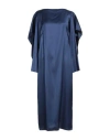 Mm6 Maison Margiela Woman Maxi Dress Blue Size 8 Viscose In Blue