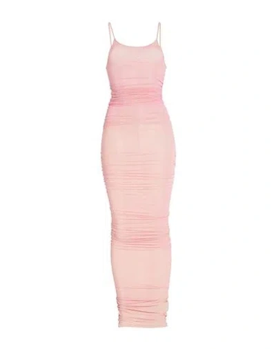 Mm6 Maison Margiela Woman Maxi Dress Blush Size Xs Polyamide, Elastane In Pink