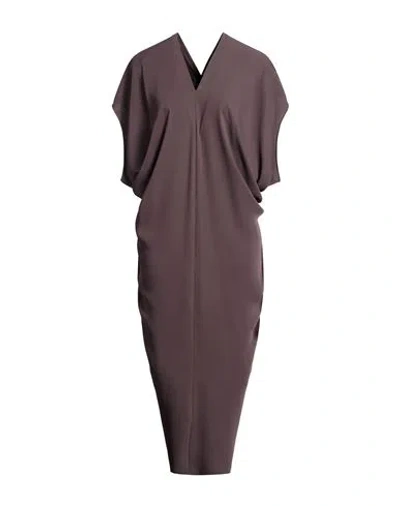 Mm6 Maison Margiela Woman Maxi Dress Brown Size 6 Polyester In Pink