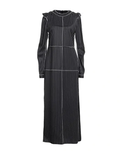 Mm6 Maison Margiela Woman Long Dress Midnight Blue Size 10 Viscose