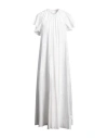 Mm6 Maison Margiela Woman Maxi Dress White Size 2 Cotton