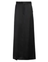 Mm6 Maison Margiela Woman Maxi Skirt Black Size 6 Viscose