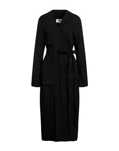 Mm6 Maison Margiela Woman Midi Dress Black Size 10 Viscose