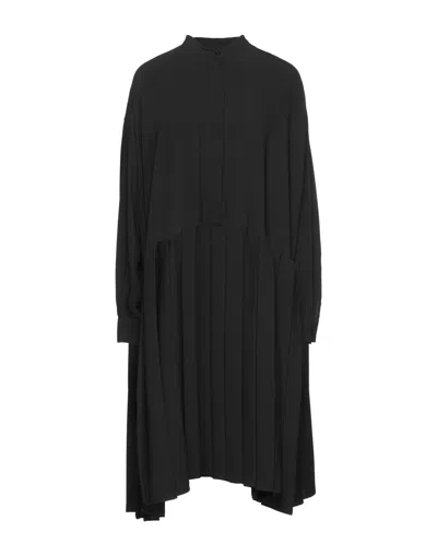 Mm6 Maison Margiela Midi Dresses In Black