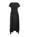 Mm6 Maison Margiela Woman Midi Dress Black Size 8 Polyester, Elastane, Viscose In Black