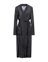 Mm6 Maison Margiela Woman Midi Dress Black Size 6 Polyester, Polyamide