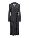 Mm6 Maison Margiela Woman Midi Dress Black Size 8 Polyester, Polyamide