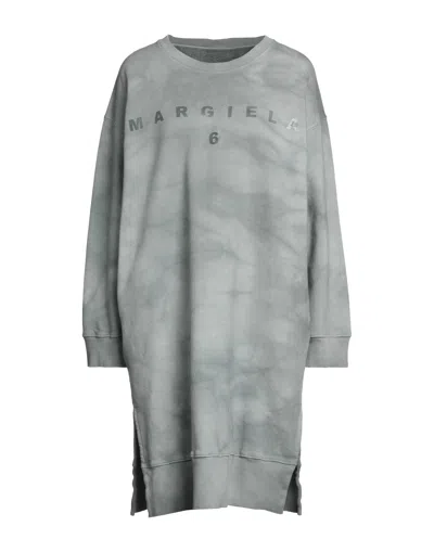 Mm6 Maison Margiela Midi Dresses In Grey