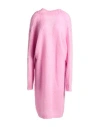 Mm6 Maison Margiela Woman Midi Dress Pink Size S Acrylic, Polyamide, Mohair Wool