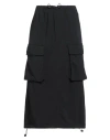 Mm6 Maison Margiela Woman Midi Skirt Black Size L Cotton, Polyester
