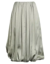 Mm6 Maison Margiela Khaki Gathered Minidress In Multi