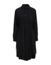 Mm6 Maison Margiela Woman Mini Dress Black Size 6 Polyester