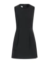Mm6 Maison Margiela Woman Mini Dress Black Size 10 Polyester, Virgin Wool, Elastane, Viscose In Black