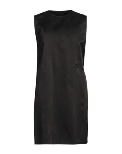 Mm6 Maison Margiela Woman Mini Dress Black Size 8 Cotton, Polyamide