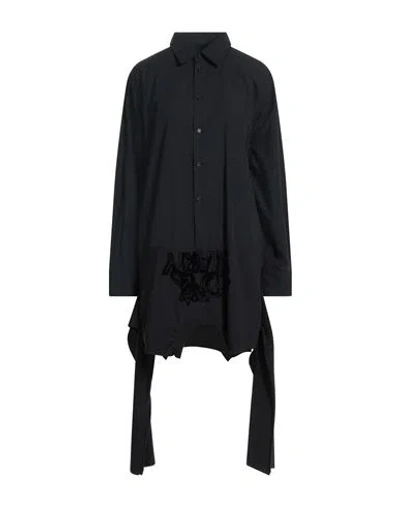 Mm6 Maison Margiela Woman Mini Dress Black Size L Cotton