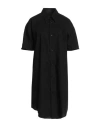 Mm6 Maison Margiela Woman Mini Dress Black Size S Cotton