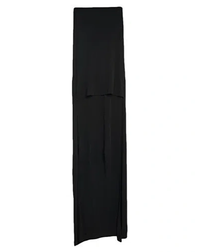 Mm6 Maison Margiela Woman Mini Dress Black Size S Viscose