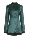 Mm6 Maison Margiela Woman Mini Dress Emerald Green Size 6 Polyester, Viscose In Green