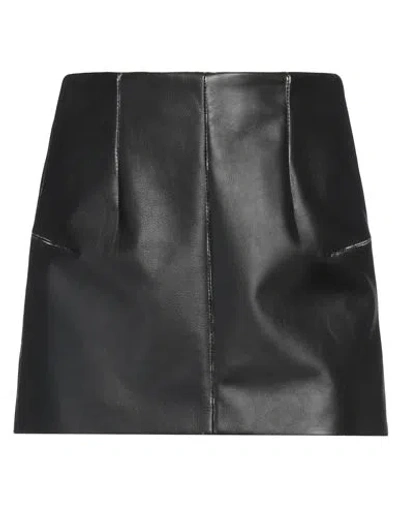 Mm6 Maison Margiela Black Dart Miniskirt