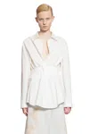 Mm6 Maison Margiela "taped" Shirt In Off-white