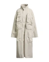 Mm6 Maison Margiela Woman Overcoat & Trench Coat Beige Size M Cotton In Sand