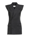 Mm6 Maison Margiela Woman Overcoat & Trench Coat Black Size 4 Polyester In Black